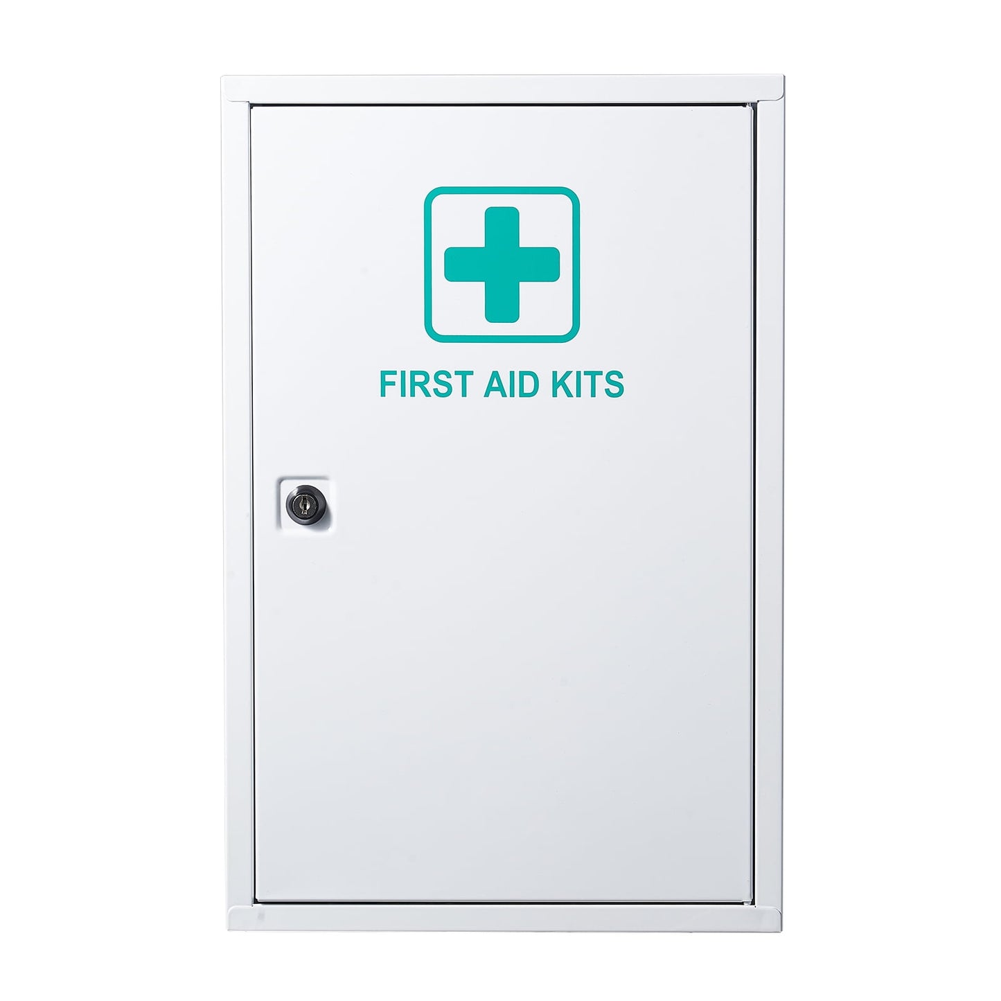 KFFKFF 3-Shelf First Aid Cabinet, 1000 Pieces, Large Capacity Kit, Wall-Mounted Medicine Cabinet, OSHA & ANSI 2015 (Class A), Industrial Emergency Metal Box, for Business and Worksite