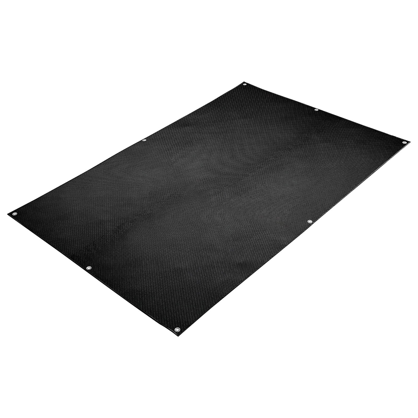 KFFKFF 6 x 8 FT Silicone-Coated Fiberglass Welding Blanket, Heat-Resistant Safety Protection Mat, Flame-Retardant Insulation Blanket with Metal Grommets, Withstands Temperatures Up to 1800Â°F