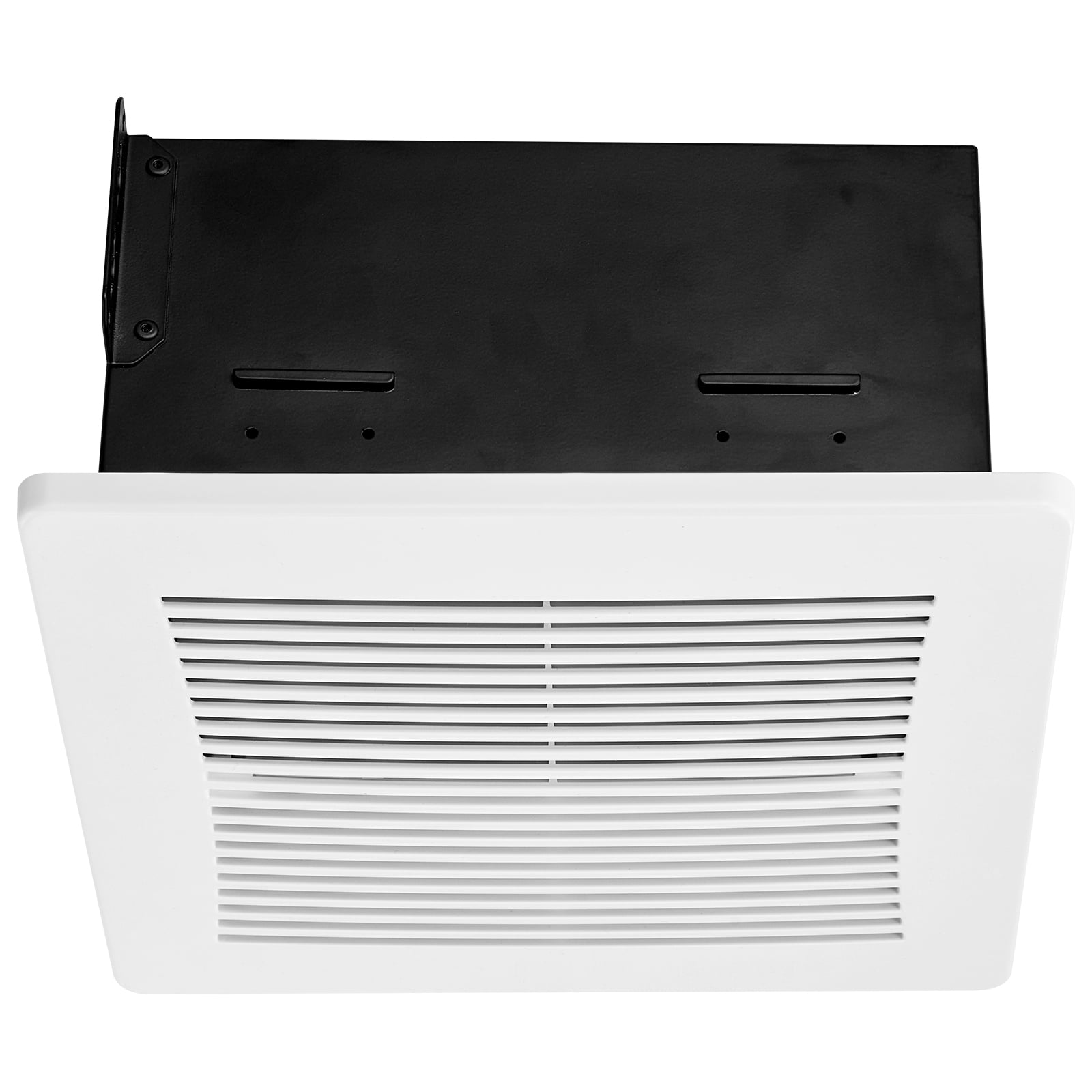 KFFKFF Bathroom Exhaust Fan, 80 CFM Ventilation System, Quiet Operation, Durable Motor Ceiling Fan, Standard 4-inch Duct Connection for Laundry, Storage, and Home Use, White