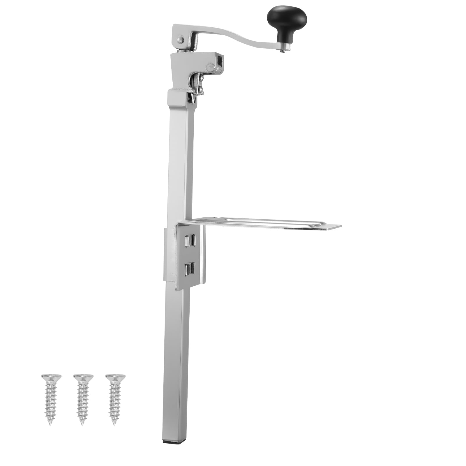 KFFKFF Commercial Manual Can Opener, Durable Tabletop Tool for Cans Up to 11.8 Inches, Adjustable Height with Stainless Steel Blade, Ideal for Restaurants and Food Stores