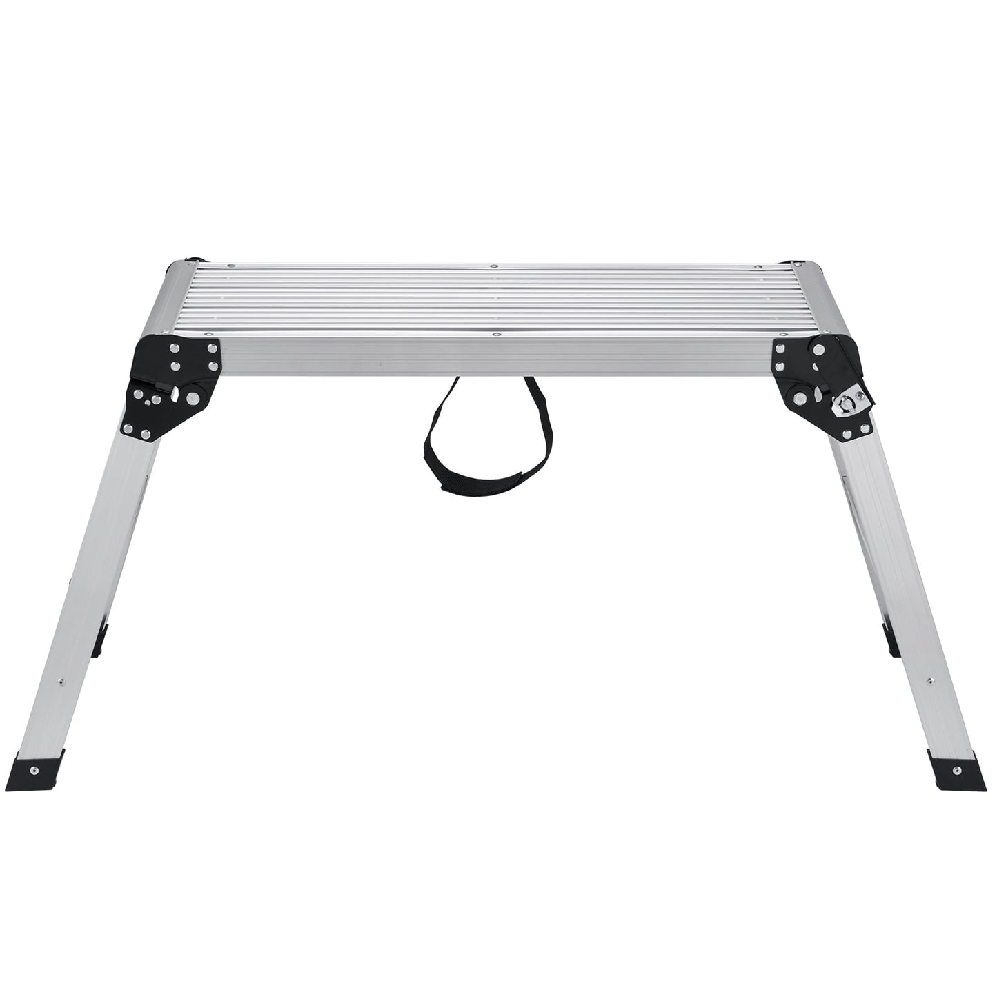 KFFKFF Folding Work Platform with 330 lbs Load Capacity, Aluminum Construction, Durable Stool Ladder, Stable Work Bench with Non-Slip Feet, Suitable for Vehicle Washing, Cleaning, Painting