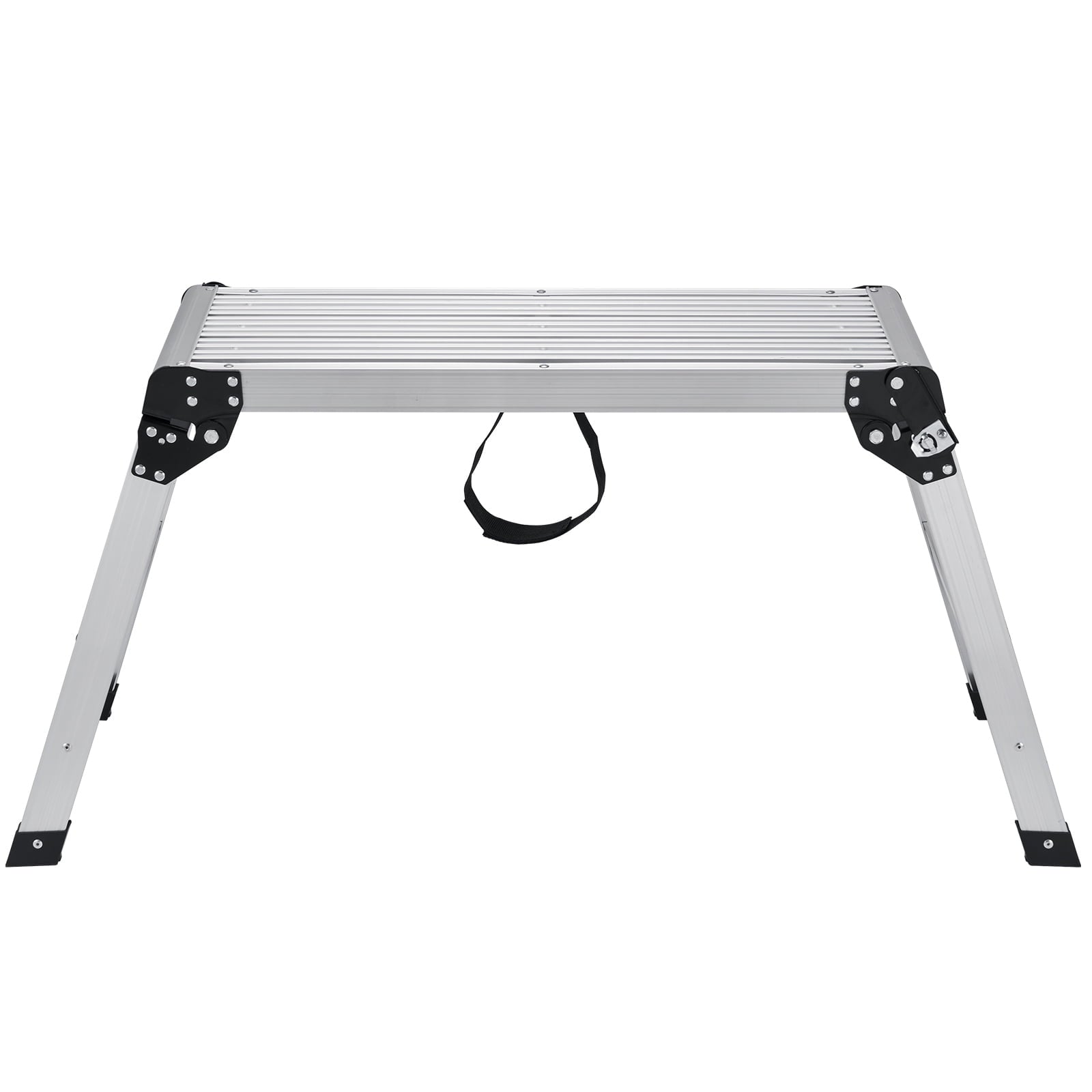 KFFKFF Folding Work Platform with 330 lbs Load Capacity, Aluminum Construction, Durable Stool Ladder, Stable Work Bench with Non-Slip Feet, Suitable for Vehicle Washing, Cleaning, Painting
