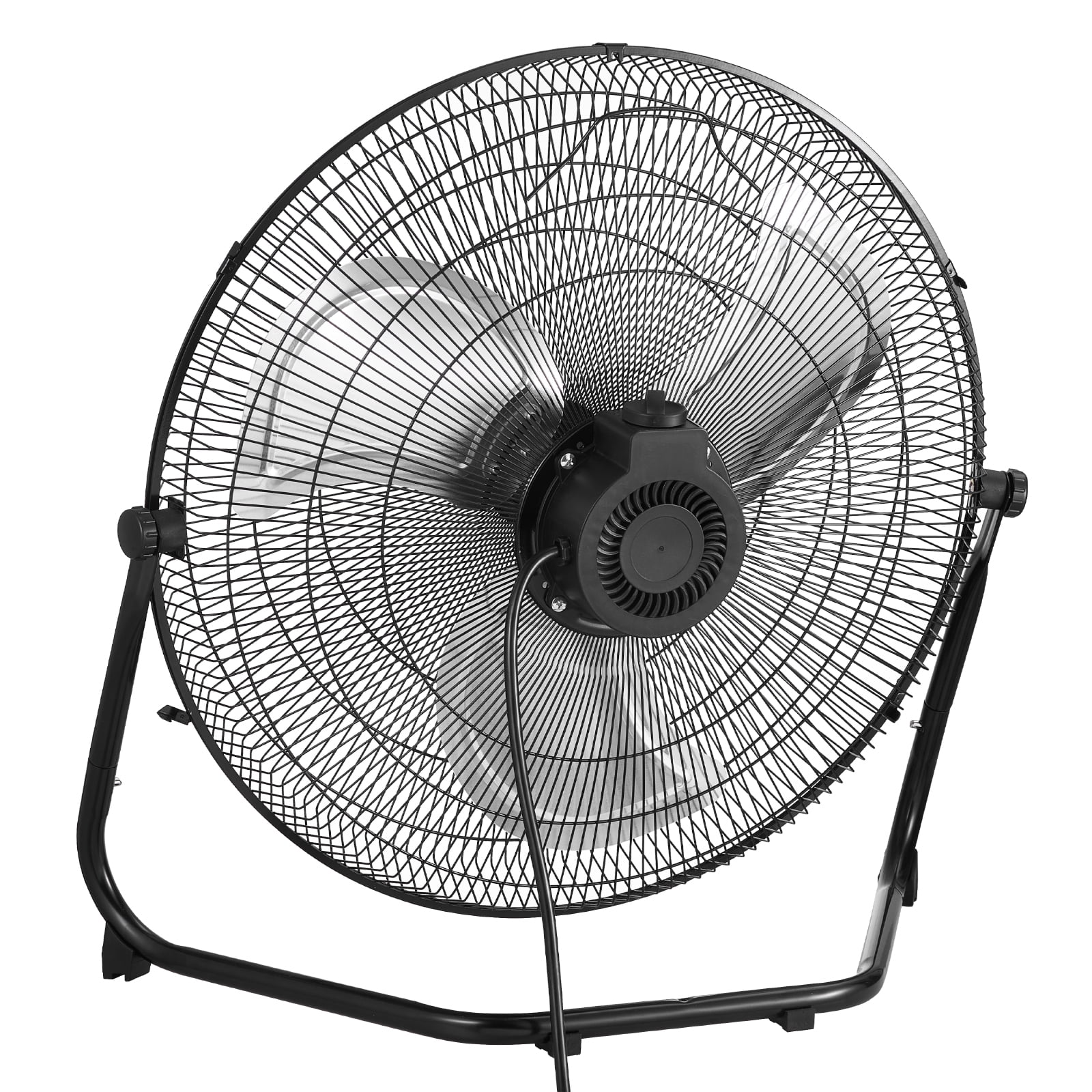 KFFKFF Ground Trio Speeds Intense Force Commercial Fan, 18 in, Metallic
