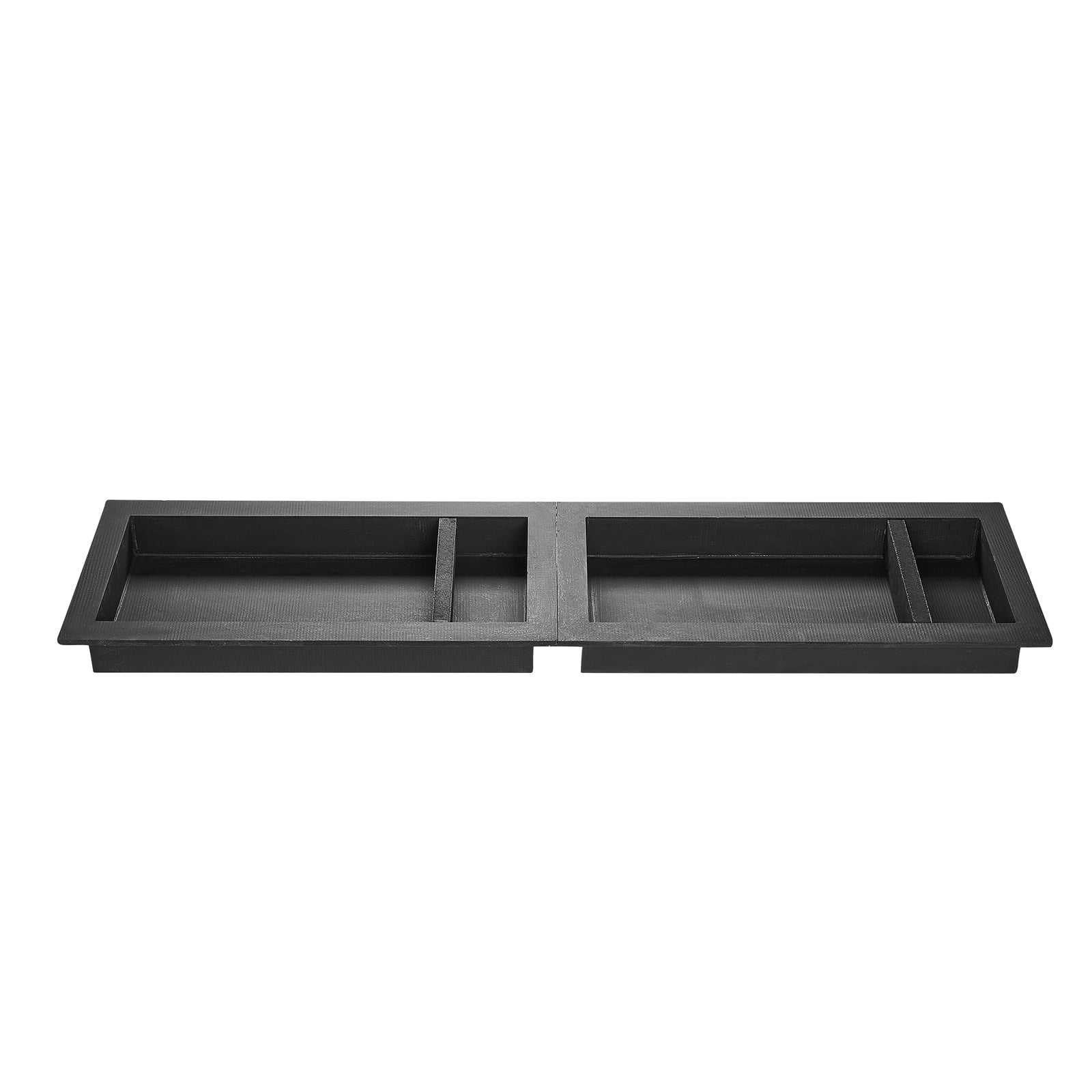 KFFKFF Shower Niche, 16 x 32 inch + 16 x 32 inch Recessed Wall Storage with Adjustable Shelf, 4-inch Thick Modern Organizer for Soap and Shampoo, Square Corners, Waterproof Design