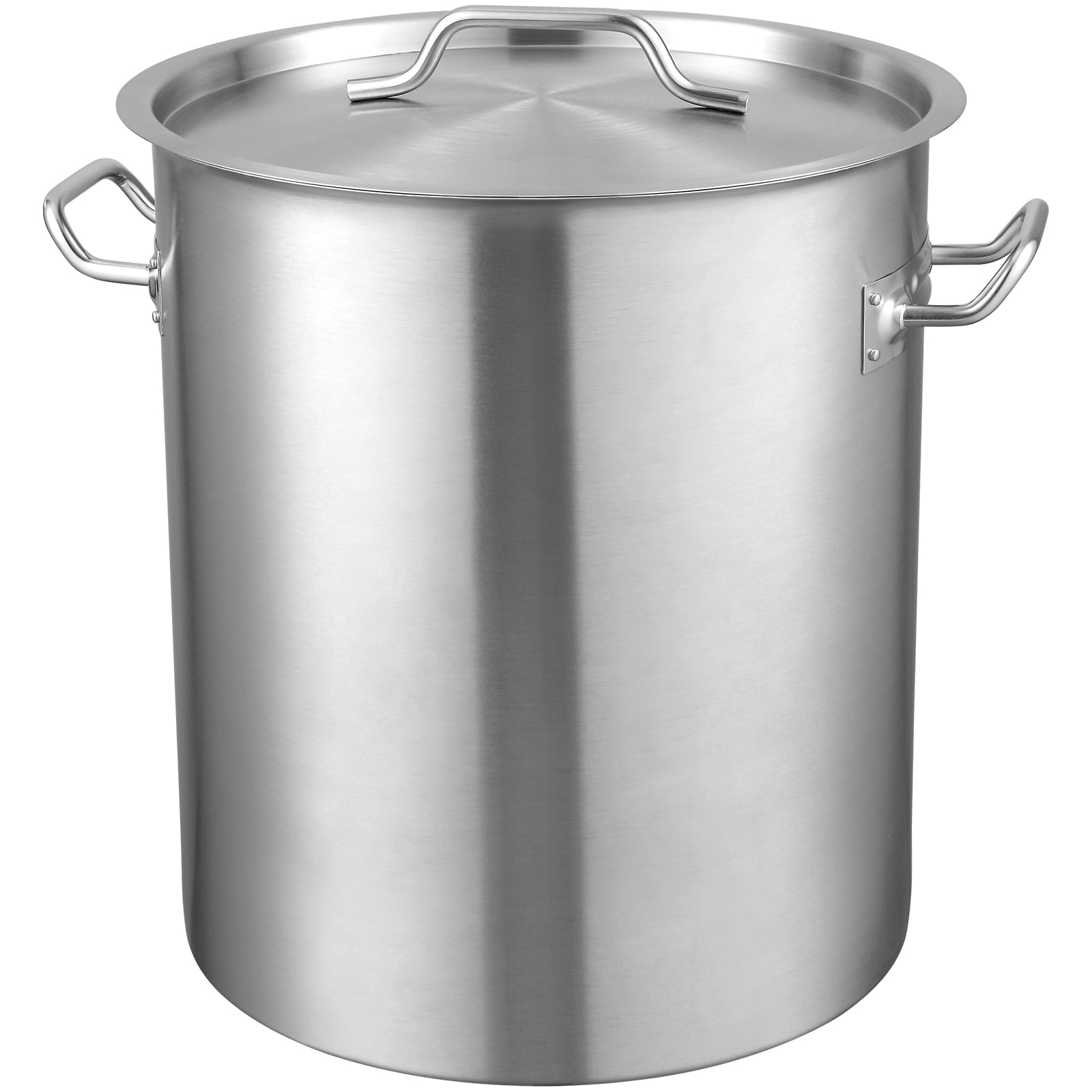 KFFKFF Stainless Steel Stock Pot 42qt with Strainer Lid Kitchen Sauce Pan