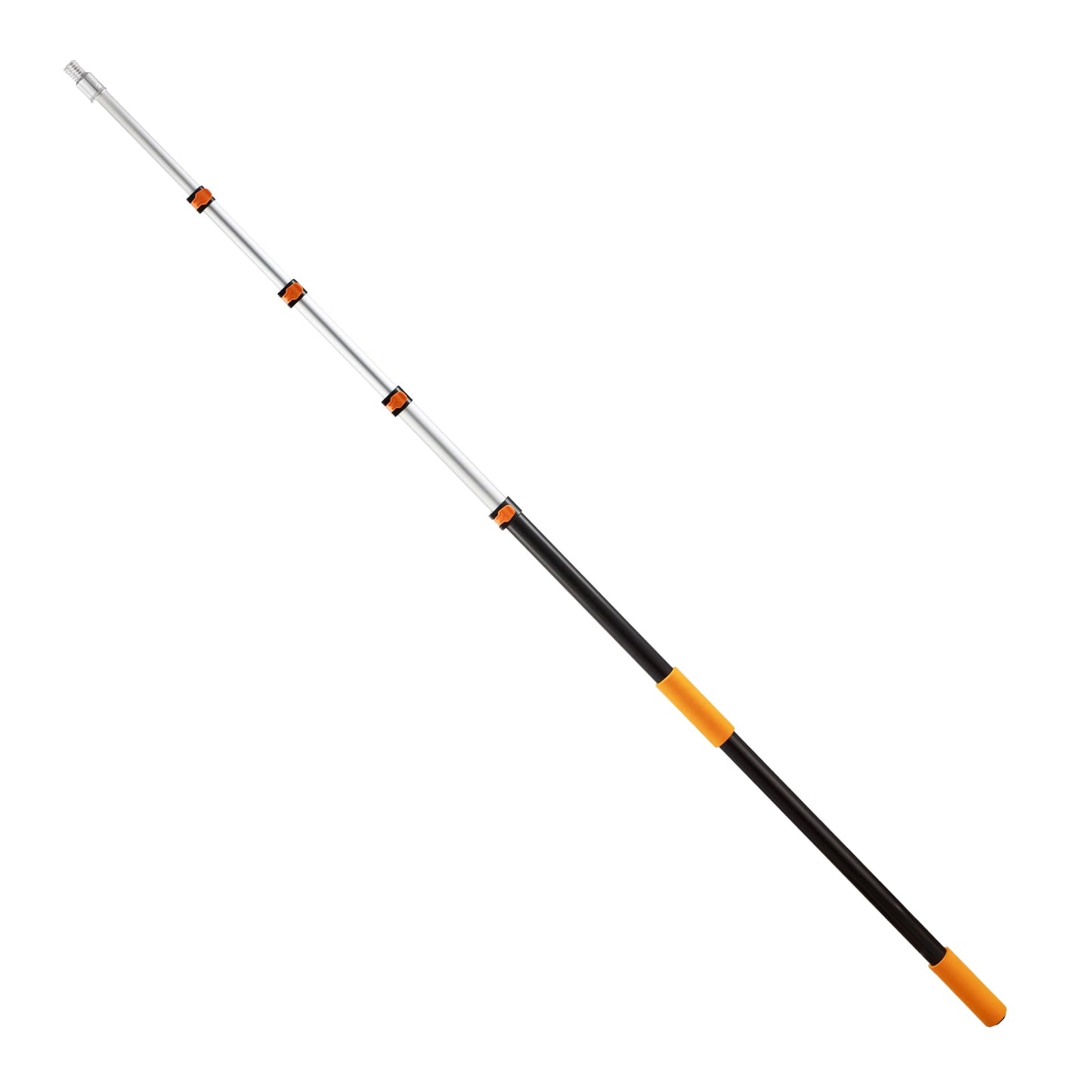 KFFKFF Telescopic Extension Pole, 4.66-19 FT Adjustable Multi-Purpose Pole, Durable Aluminum Alloy Extendable Stick with Flip-Lock Mechanism, Ideal for Painting, Cleaning, and Dusting