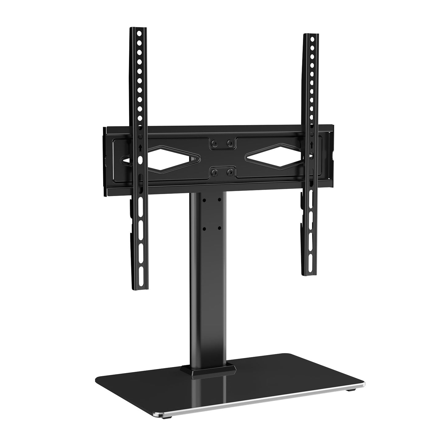 KFFKFF Universal TV Base for 32"-55" TVs, Â±40Â°Swivel, 6 Level Height Adjustable, 90-lb Capacity, Max VESA 400x400mm