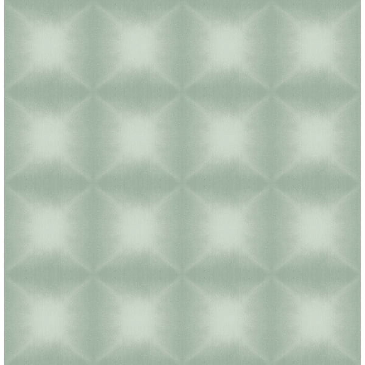 Kenneth James Echo Sage Geometric Wallpaper, 20.5-in by 33-ft, 56.4 sq. ft