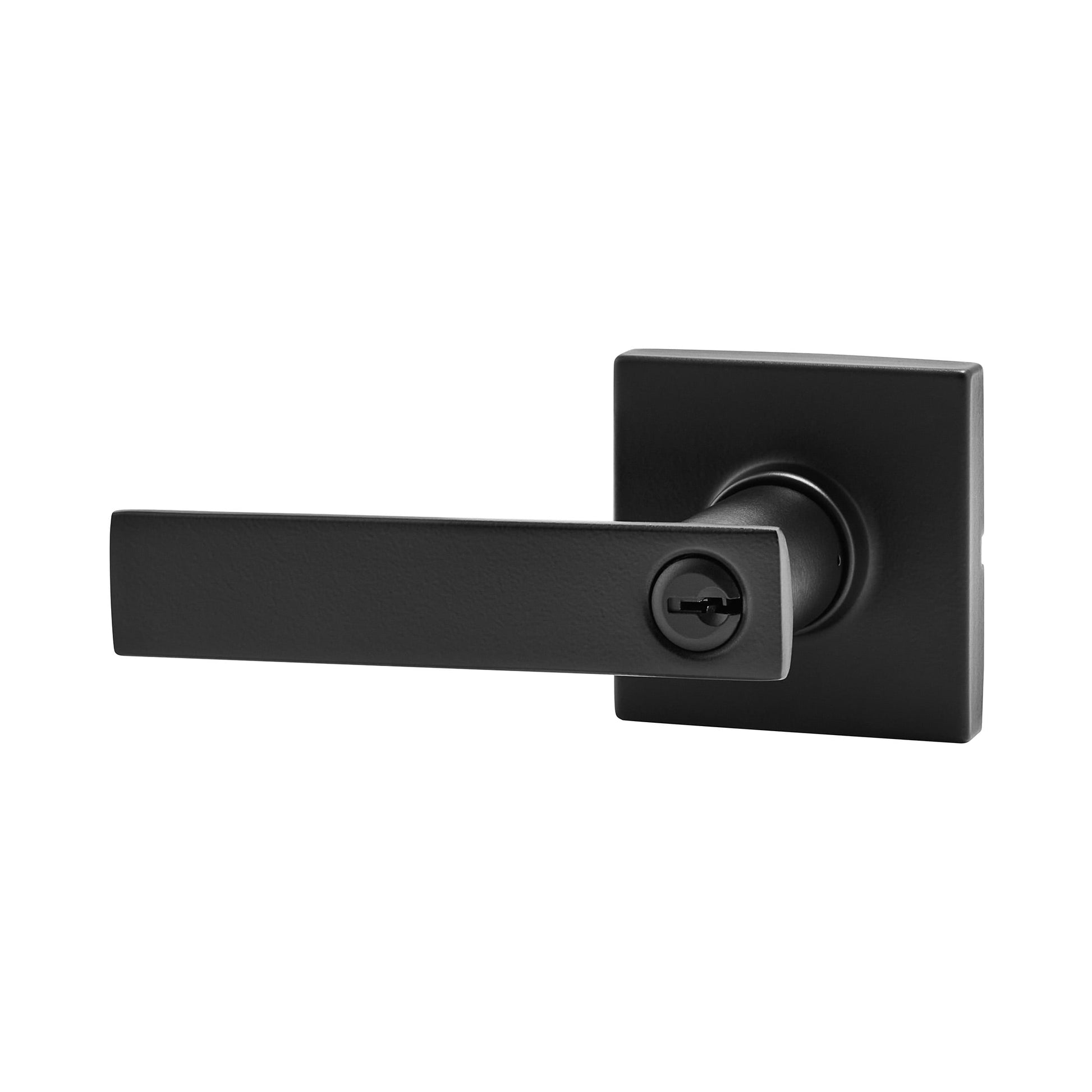Hyper Tough Keyed Entry Blade Door Lever, Matte Black