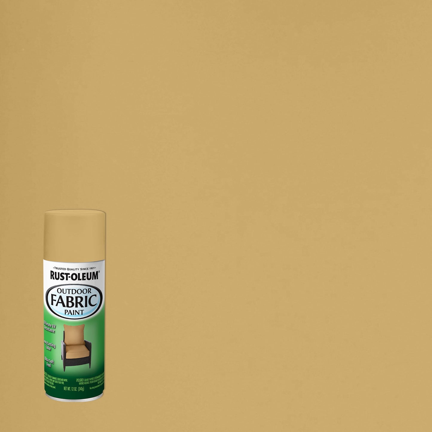 6 Pack, Khaki, Rust-Oleum Specialty Matte Outdoor Fabric Spray Paint- 12 oz