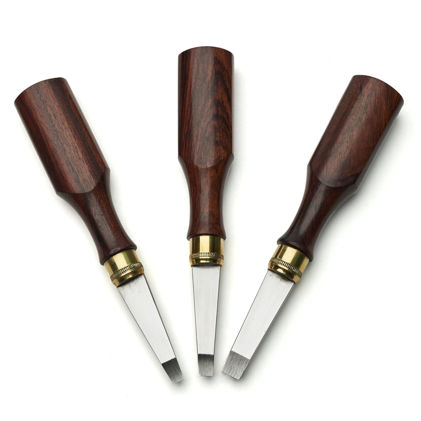 Kings County Tools 3-Piece 3/16", 1/4" and 5/16" Flathead Hollow Ground Gunsmith Screwdriver Set