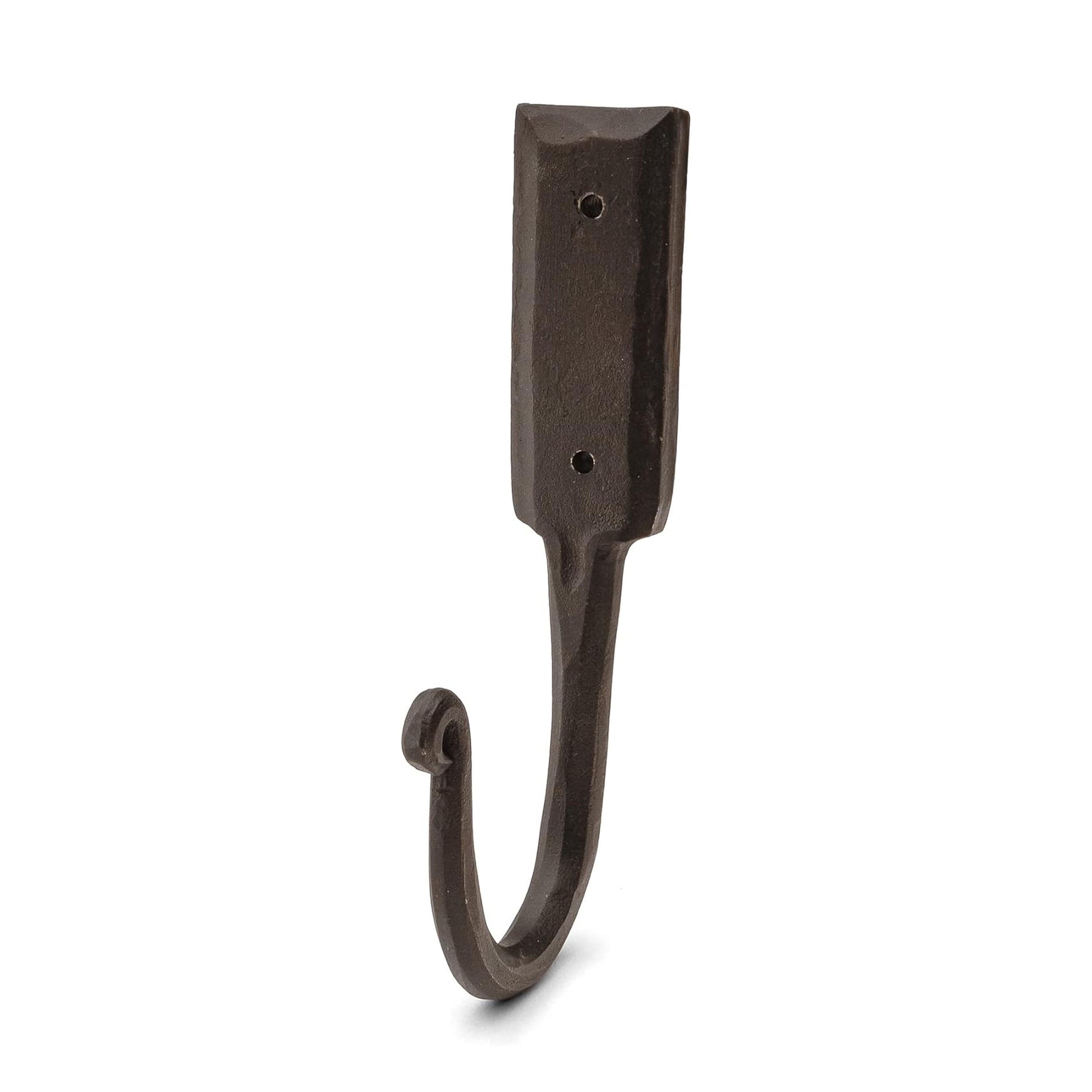 Kings County Tools Heavy Duty Wall Hook - Large 6.5â€ Rustic Iron Coat Hook