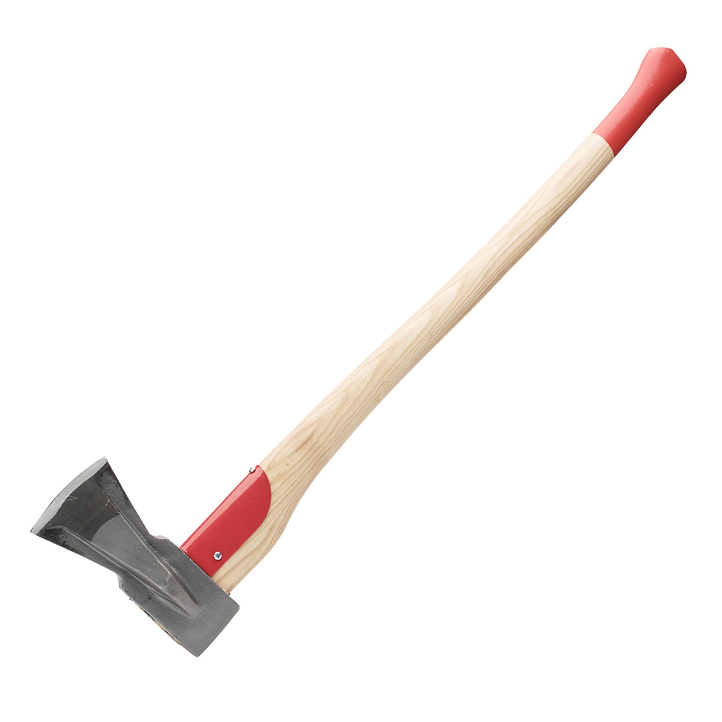 Kings County Tools Wood Splitting Maul â€“ 31â€ Hickory Handle Axe with 4lb Wedge Head for Firewood