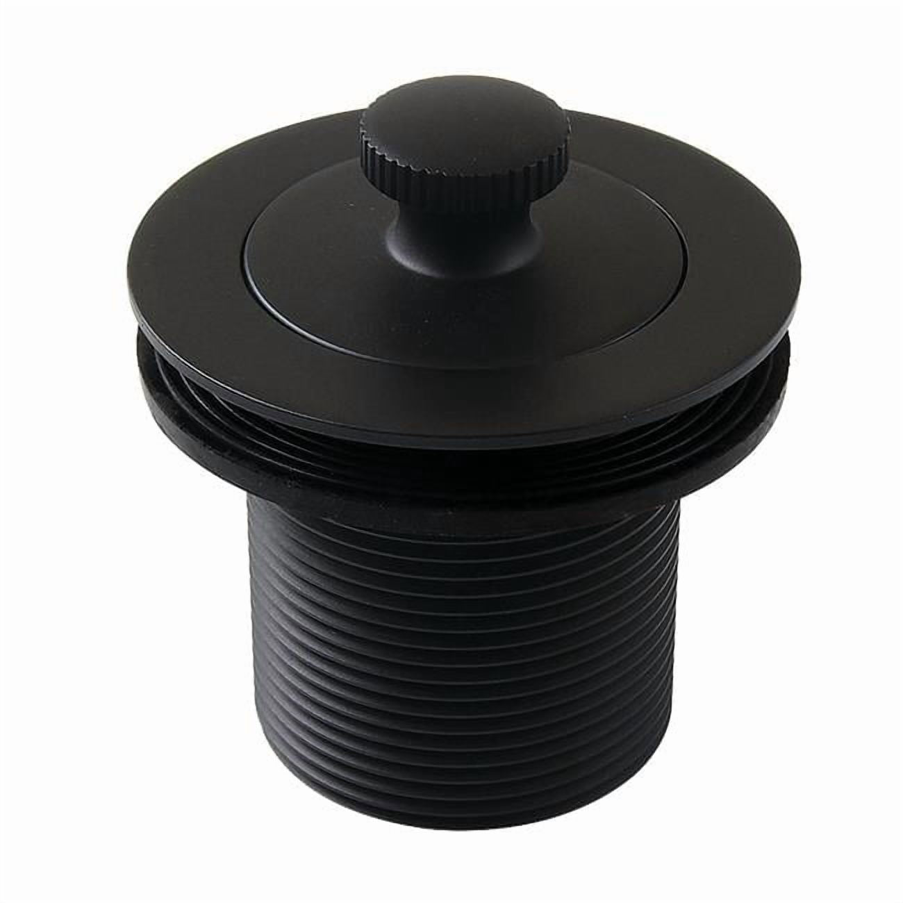 Kingston Brass DLT17MB 1.5 in. Lift & Turn Tub Drain with 1.75 in. Body Thread, Matte Black