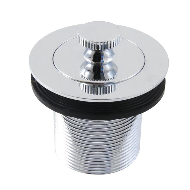 Kingston Brass DLT17CP 1.5 in. Lift & Turn Tub Drain with 1.75 in. Body Thread, Polished Chrome