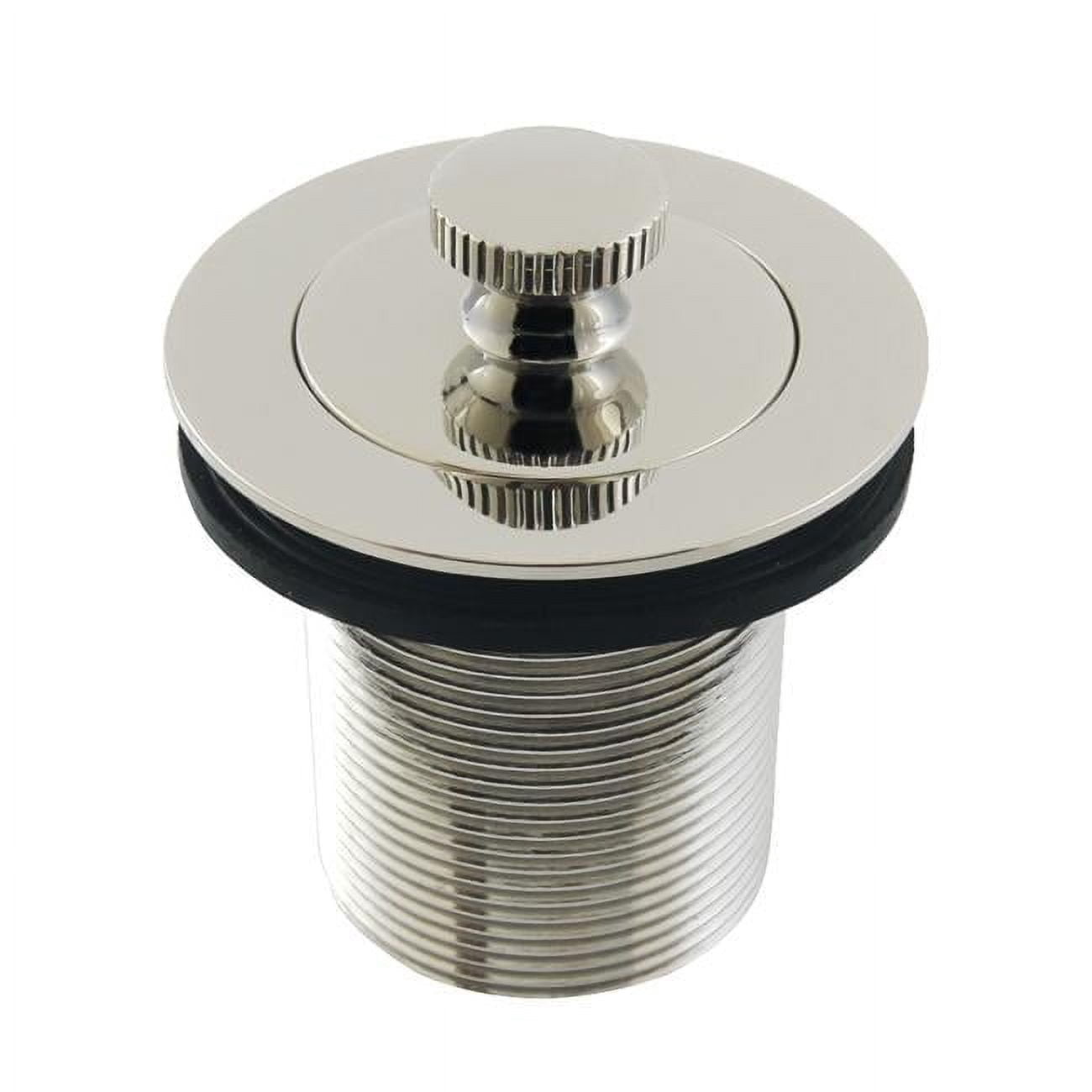 Kingston Brass DLT20PN 1.5 in. Lift & Turn Tub Drain with 2 in. Body Thread, Polished Nickel