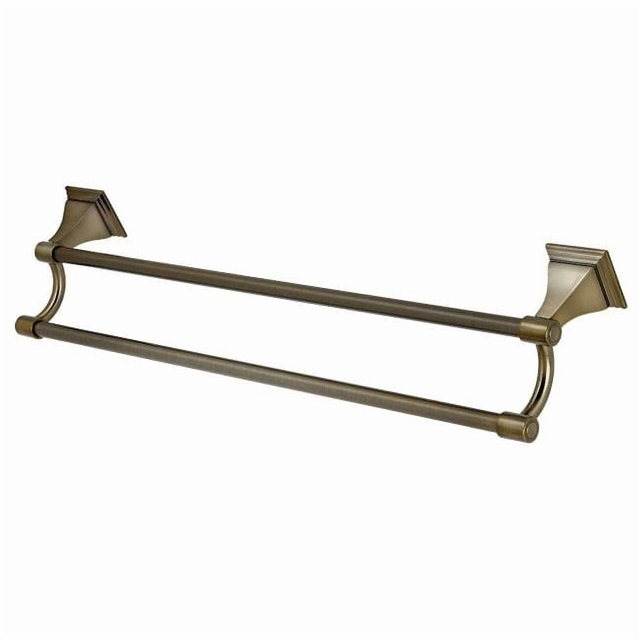 Kingston Brass BAH6123AB Monarch 24-Inch Dual Towel Bar, Antique Brass