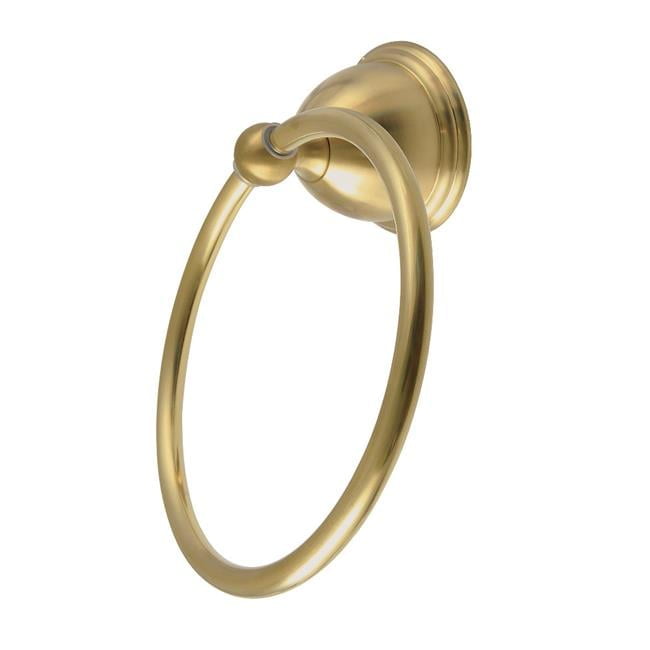 Kingston Brass BA3964MB 6 in. Restoration Towel Ring, Matte Black