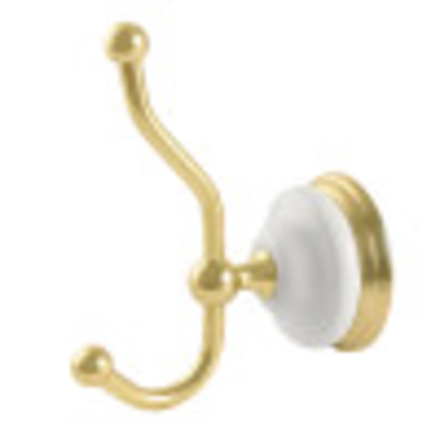 Kingston Brass BA1117PB Victorian Wall Mounted Robe Hook, Polished Brass
