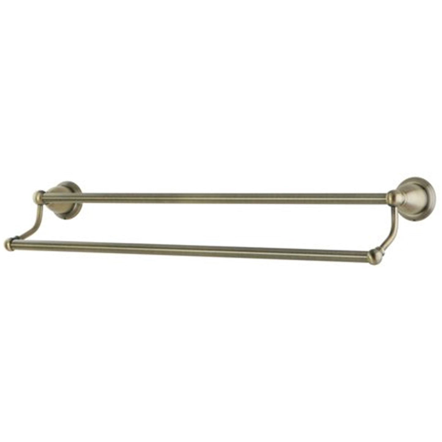 Kingston Brass BA1753AB Heritage 24" Dual Towel Bar Antique Brass