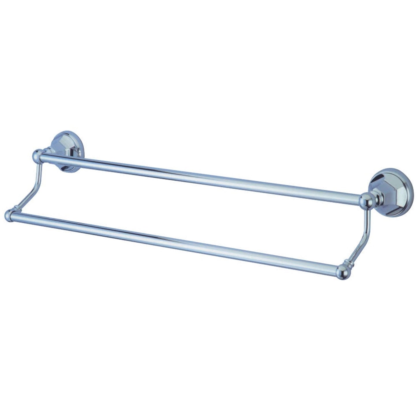 Kingston Brass BA481318PB Metropolitan 18" Dual Towel Bar, Polished Brass