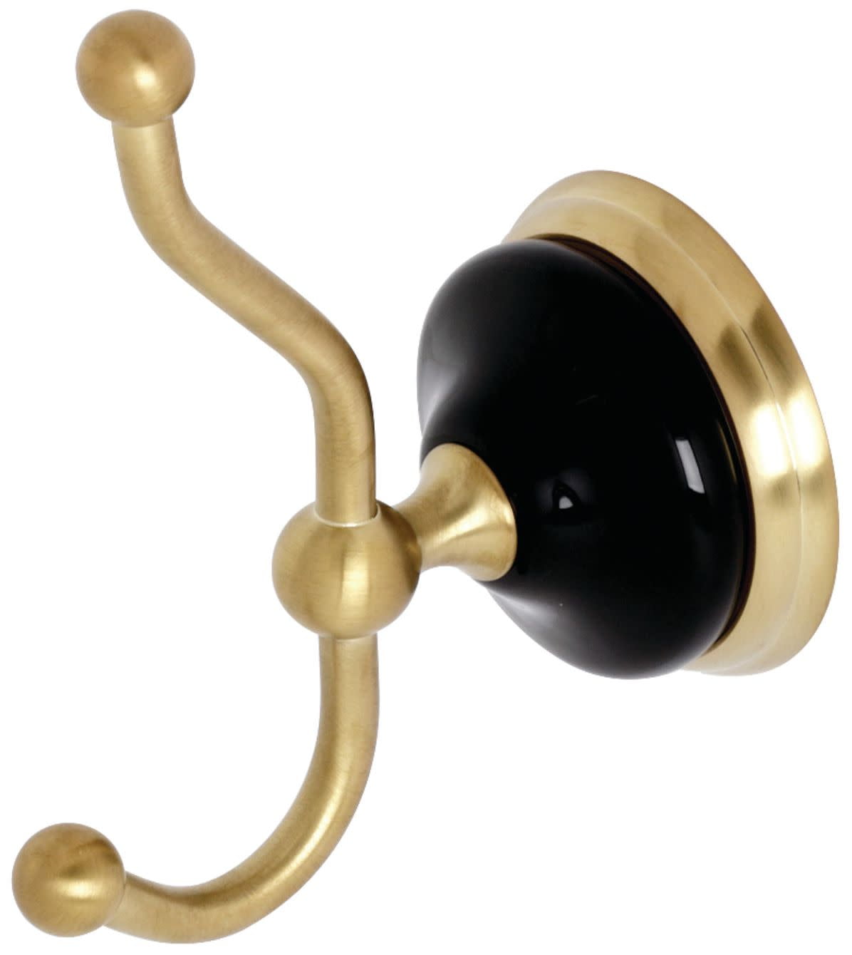 Kingston Brass BA9117BB Water Onyx Robe Hook, Brushed Brass