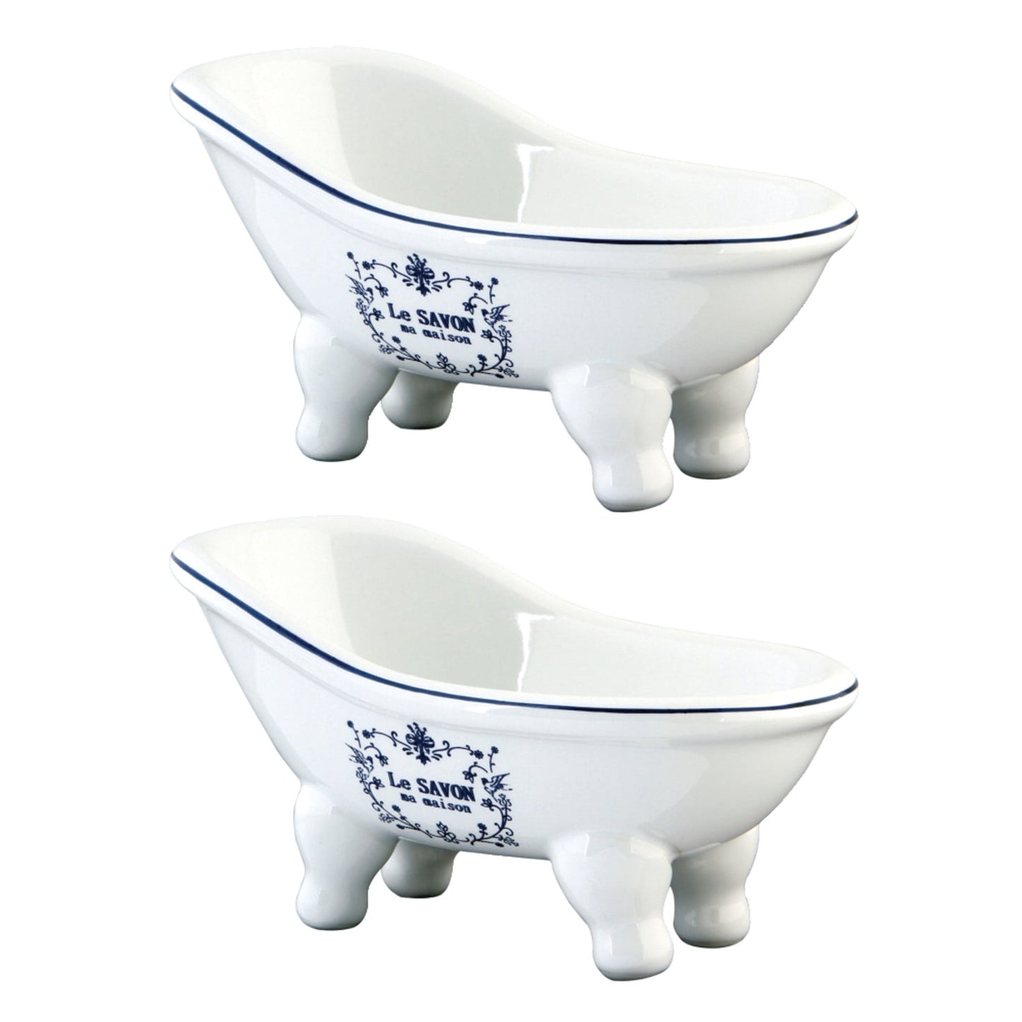 Kingston Brass BATUBSSWD BaÃ±era Tipo Zapatilla de CerÃ¡mica en Miniatura de 5-11/16 Pulgadas (2 Piezas), Blanco