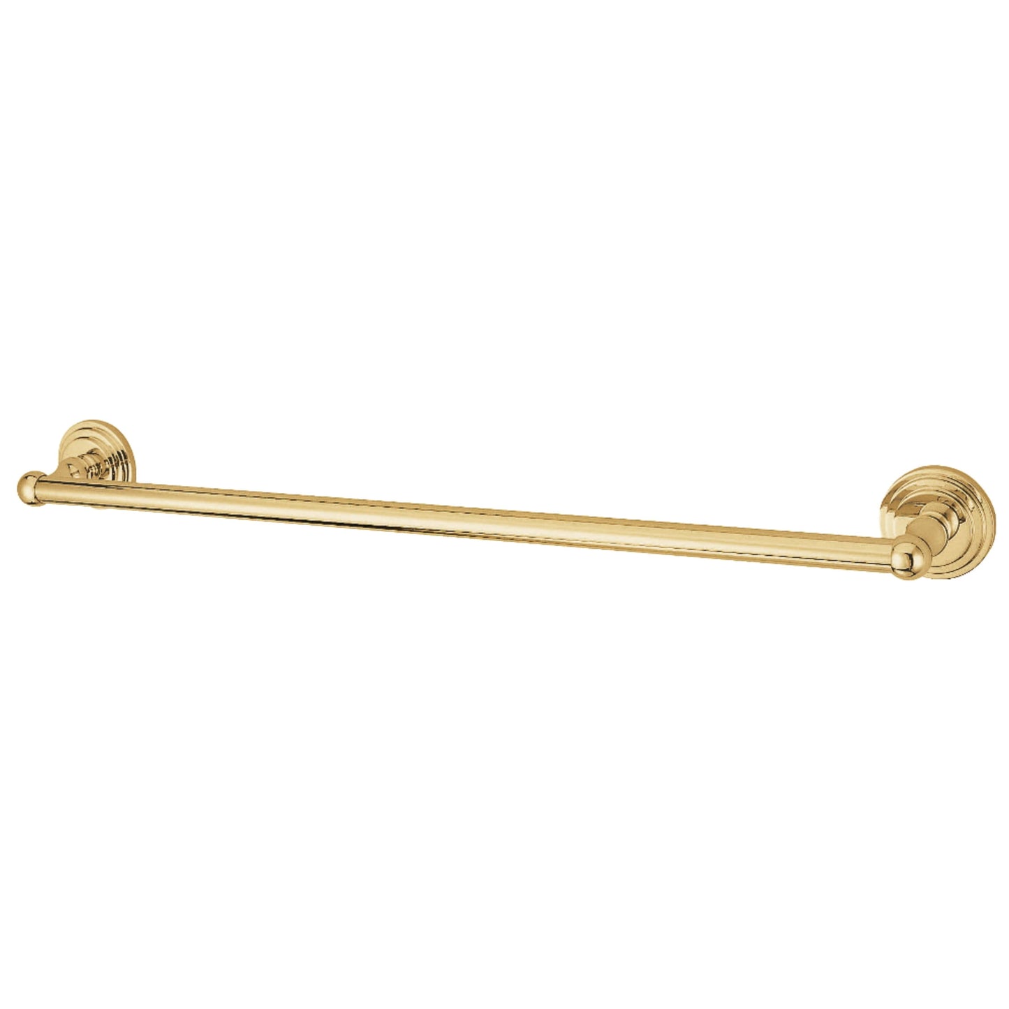Kingston Brass BA2711PB Milano 24-Inch Single Towel Bar in Polished Brass