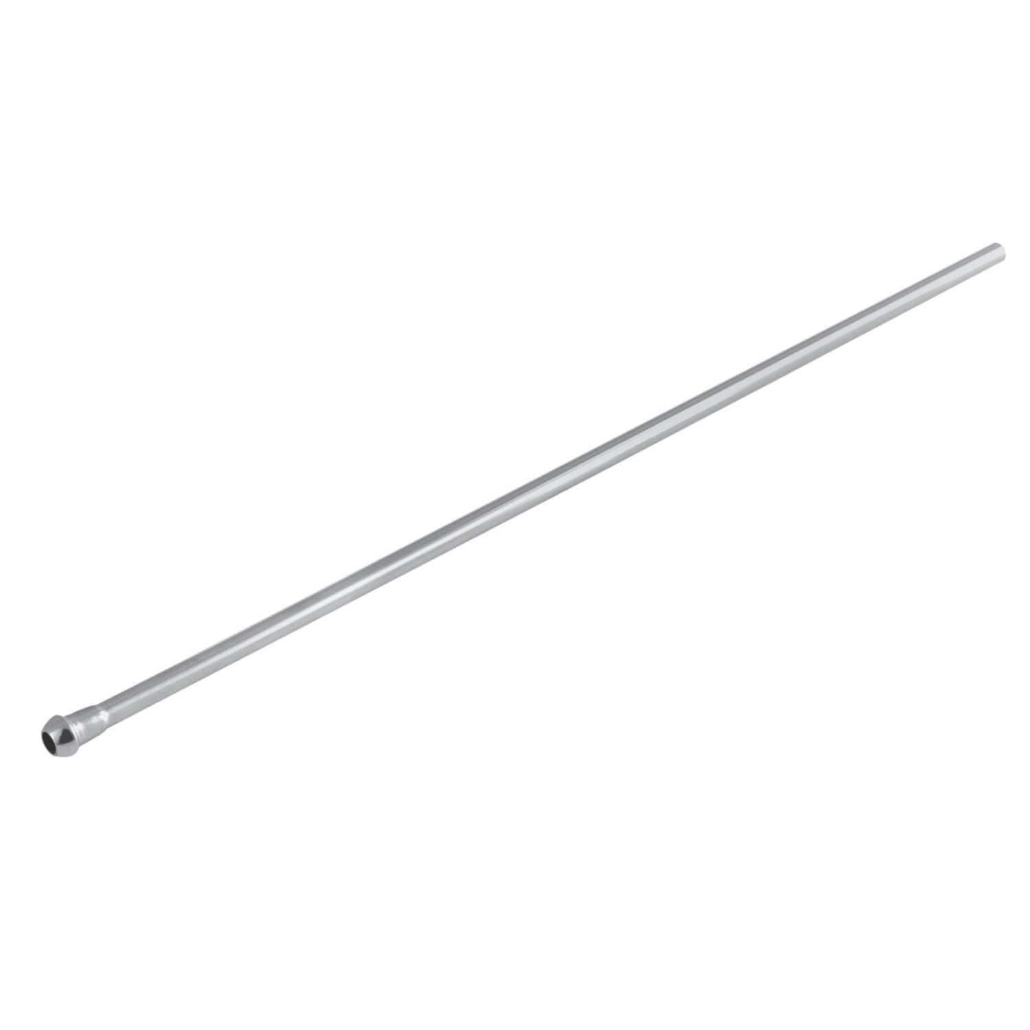 Kingston Brass CB38301 Complement 30 in. Bullnose Bathroom Supply Line, Polished Chrome