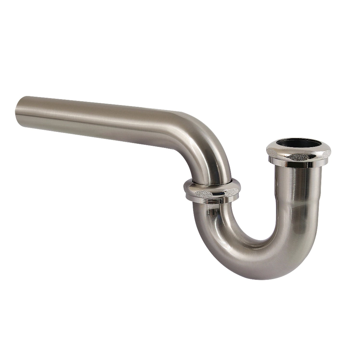 Kingston Brass CC1188 1-1/4" P-Trap without Flange, 12-7/8" Length, 18 Gauge, Brushed Nickel