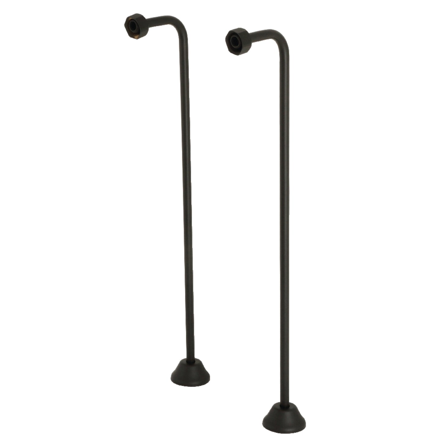 Kingston Brass CC460 Single Offset Bath Supply in Matte Black