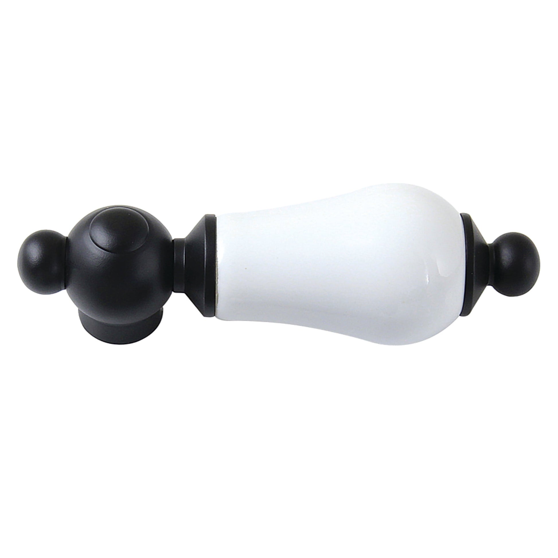 Kingston Brass CCCL0 Porcelain Lever Handle, Matte Black