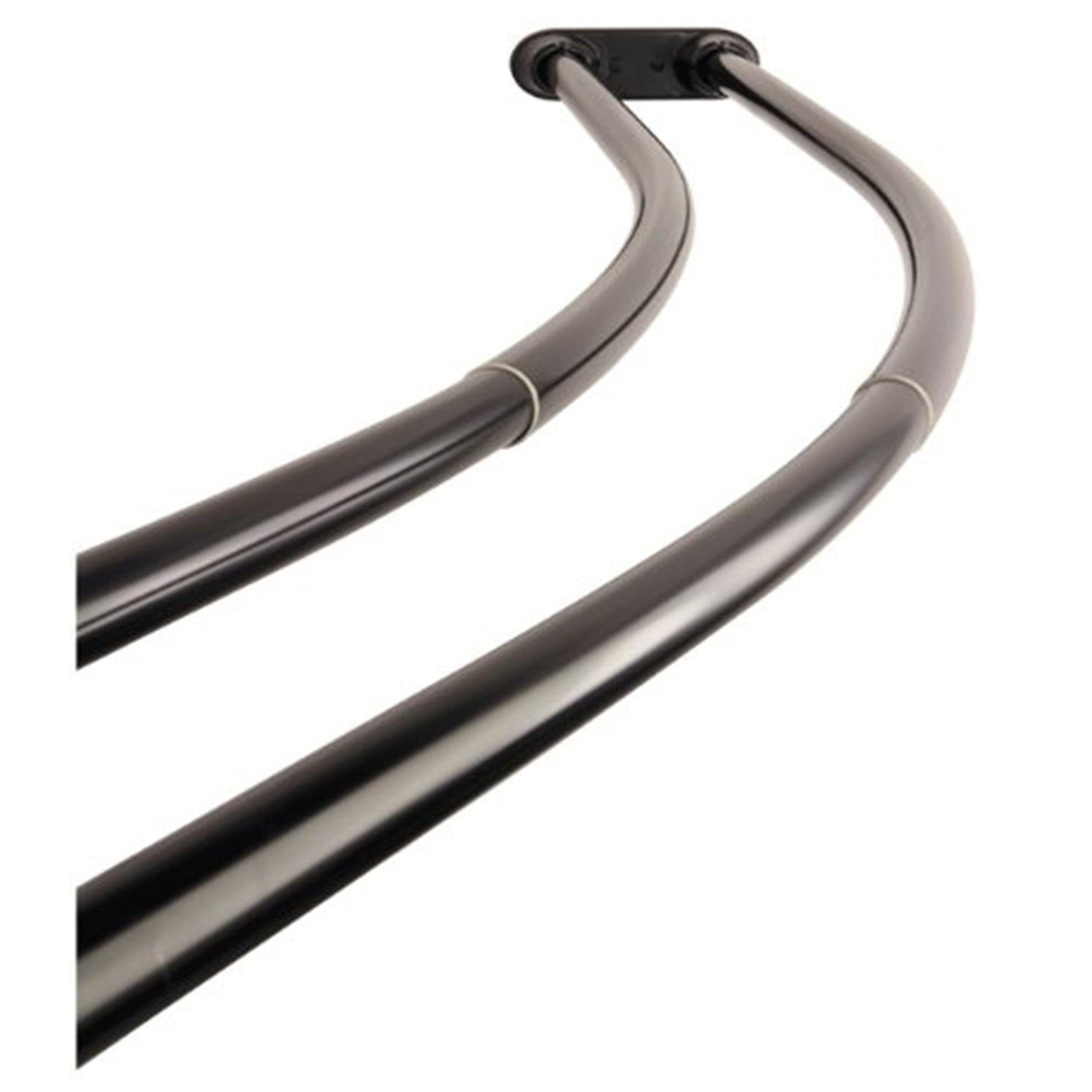 Kingston Brass Edenscape Adjustable Double Curved Stainless Steel Shower Curtain Rod, 60-72 Inches, Oil Rubbed Bronze