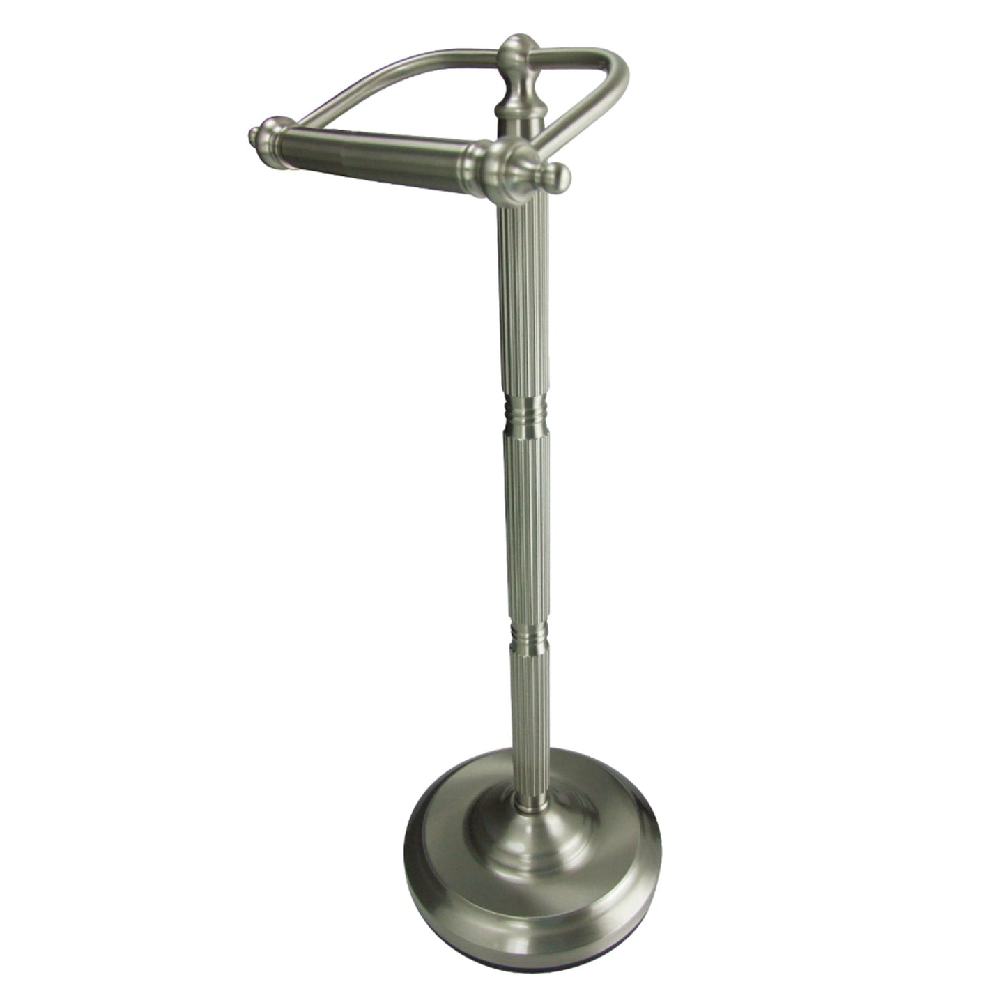 Kingston Brass CC2108 Freestanding Toilet Paper Holder in Brushed Nickel