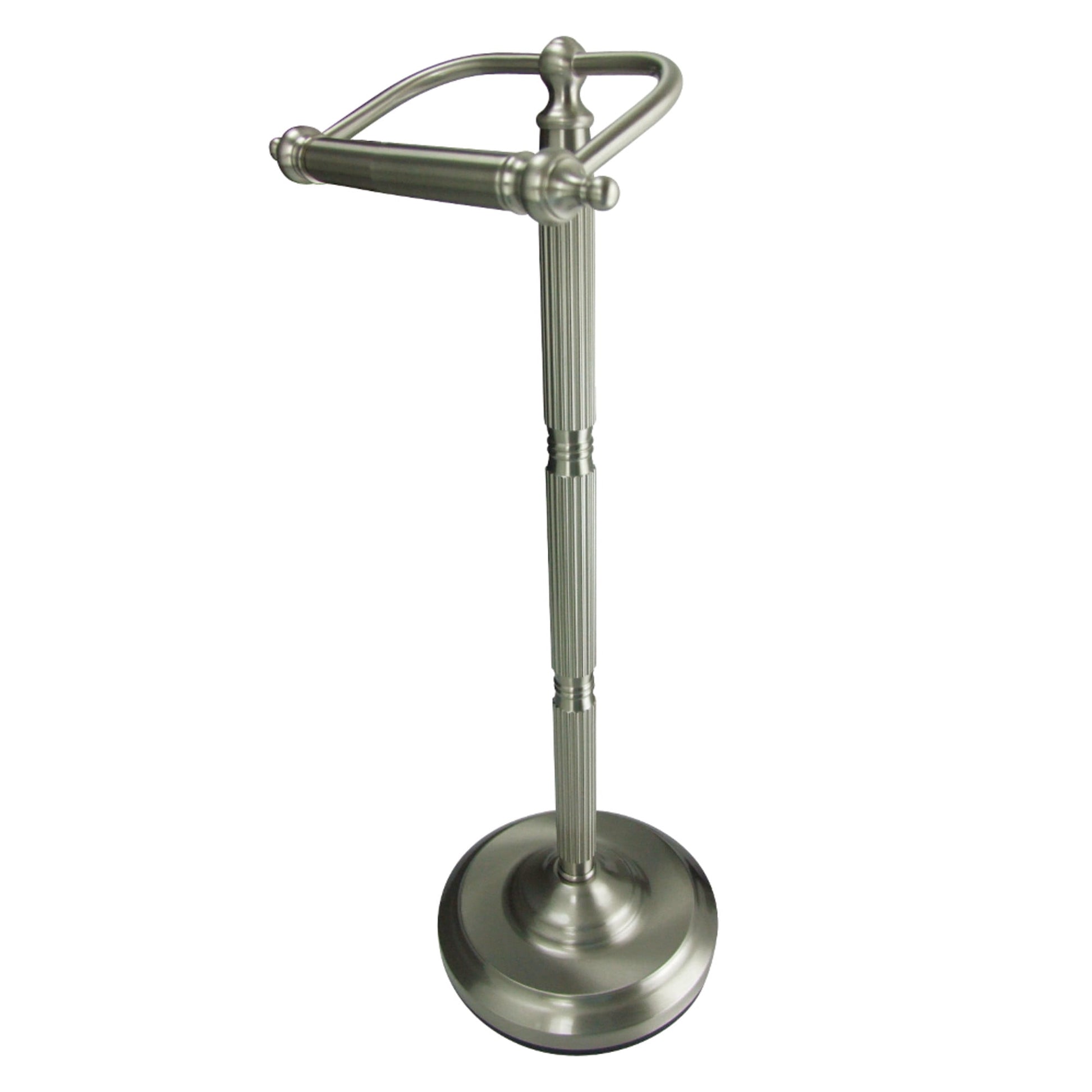 Kingston Brass CC2108 Freestanding Toilet Paper Holder in Brushed Nickel