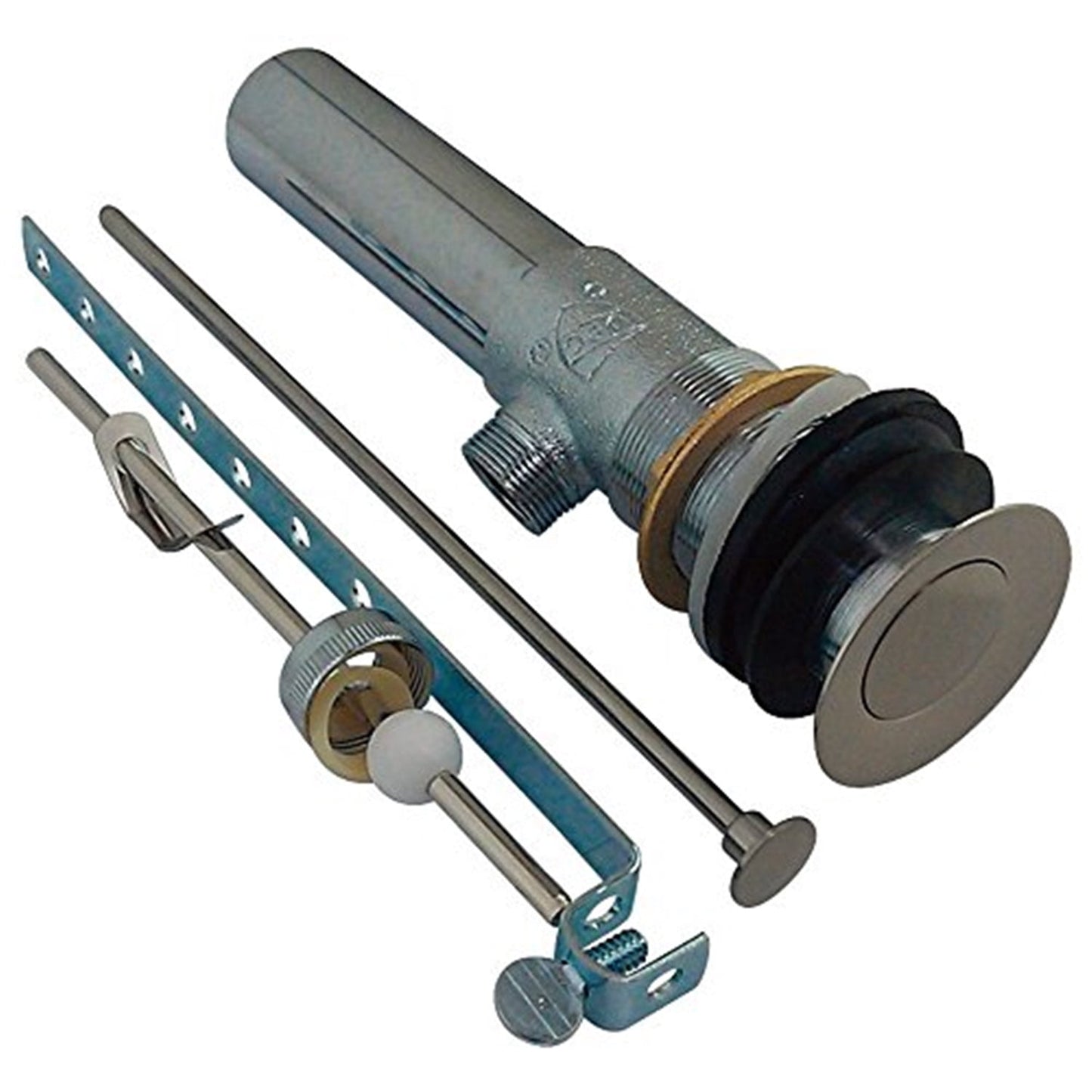 Brass, Bathroom Sink Drain, Pop-Up Drain with Overflow Hole KB1008