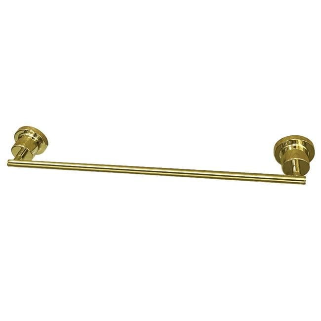 Kingston Brass BAH8212PB Concord 18 in. Single Towel Bar, Polished Brass