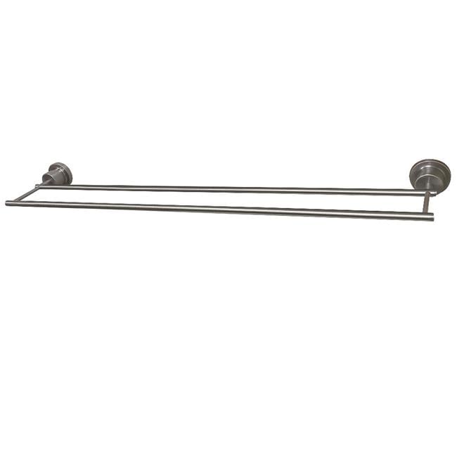 Kingston Brass BAH821330SN Concord 30 in. Double Towel Bar, Brushed Nickel