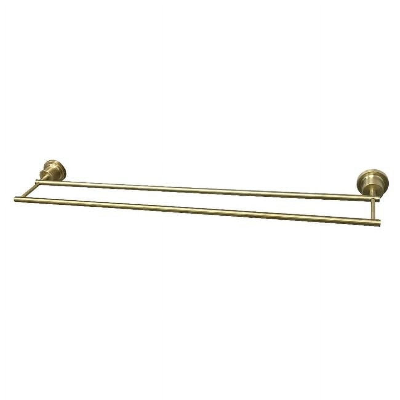Kingston Brass BAH821330SB Concord 30 in. Double Towel Bar, Satin Brass