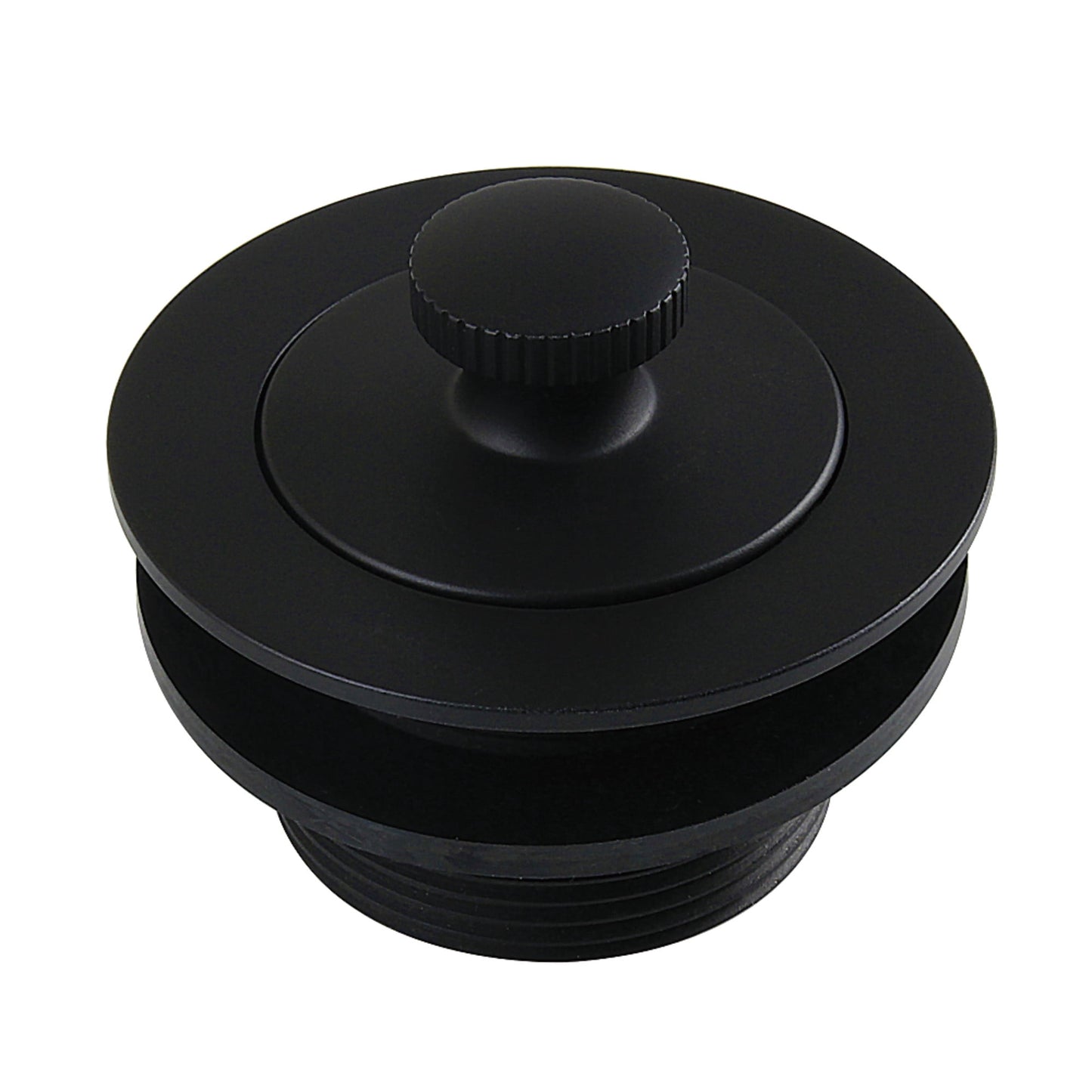 Kingston Brass DLT2080 1-1/2-Inch Brass Lift & Lock Bathtub Drain in Matte Black