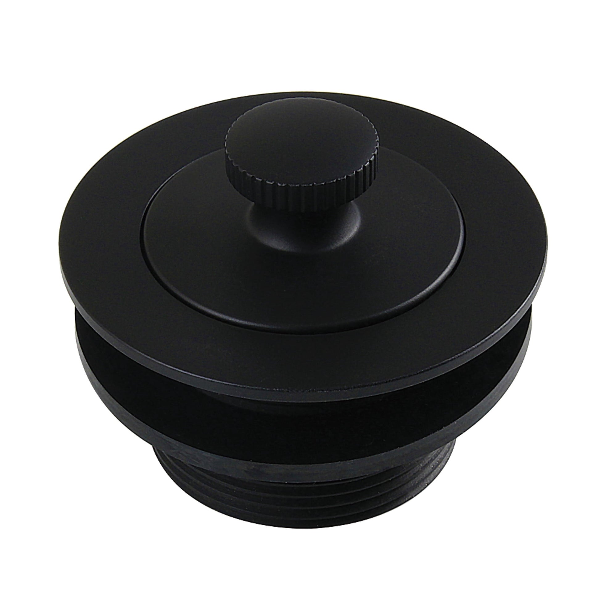 Kingston Brass DLT2080 1-1/2-Inch Brass Lift & Lock Bathtub Drain in Matte Black