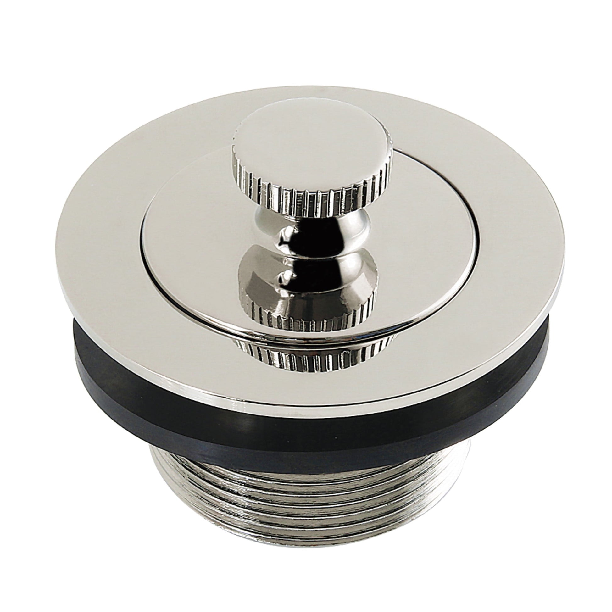 Kingston Brass DLT2086 1-1/2-Inch Brass Lift & Lock Bathtub Drain in Polished Nickel