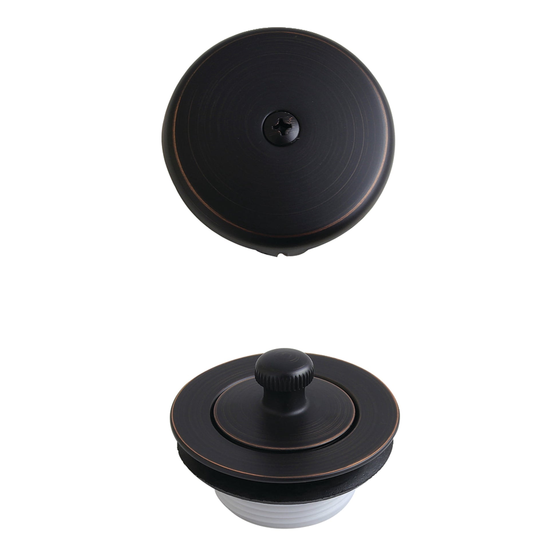 Kingston Brass DLT5301ANB Trimscape Zinc Alloy Lift and Turn Tub Drain Conversion Kit in Naples Bronze