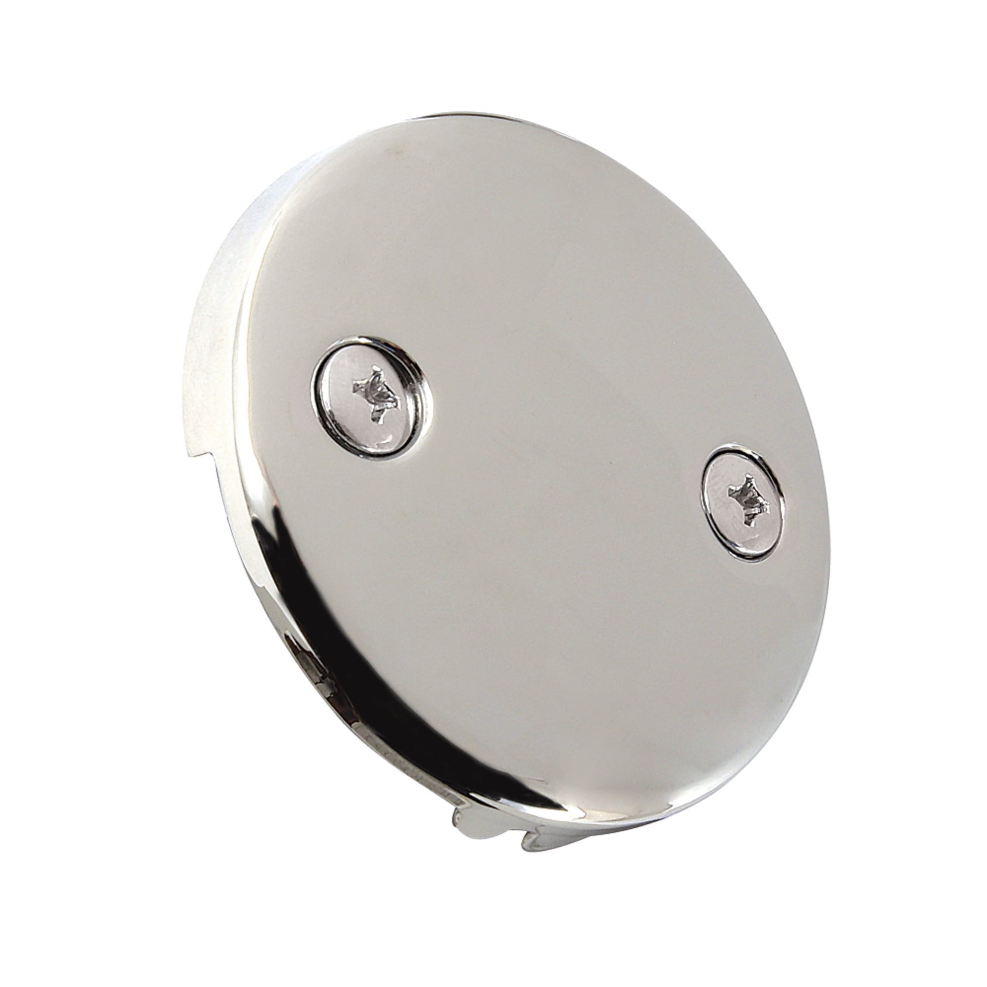 Kingston Brass DTT106 Round Bathtub Overflow Plate in Polished Nickel