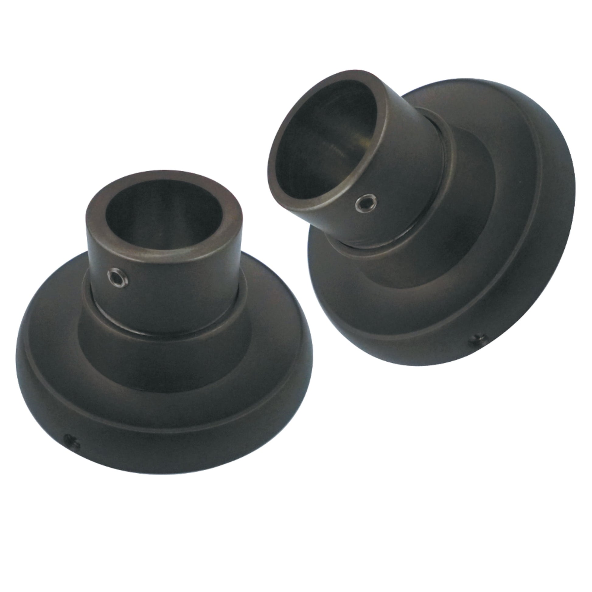 Kingston SRP315 Edenscape Brass Shower Rod Base (1 Pair) in Oil Rubbed Bronze