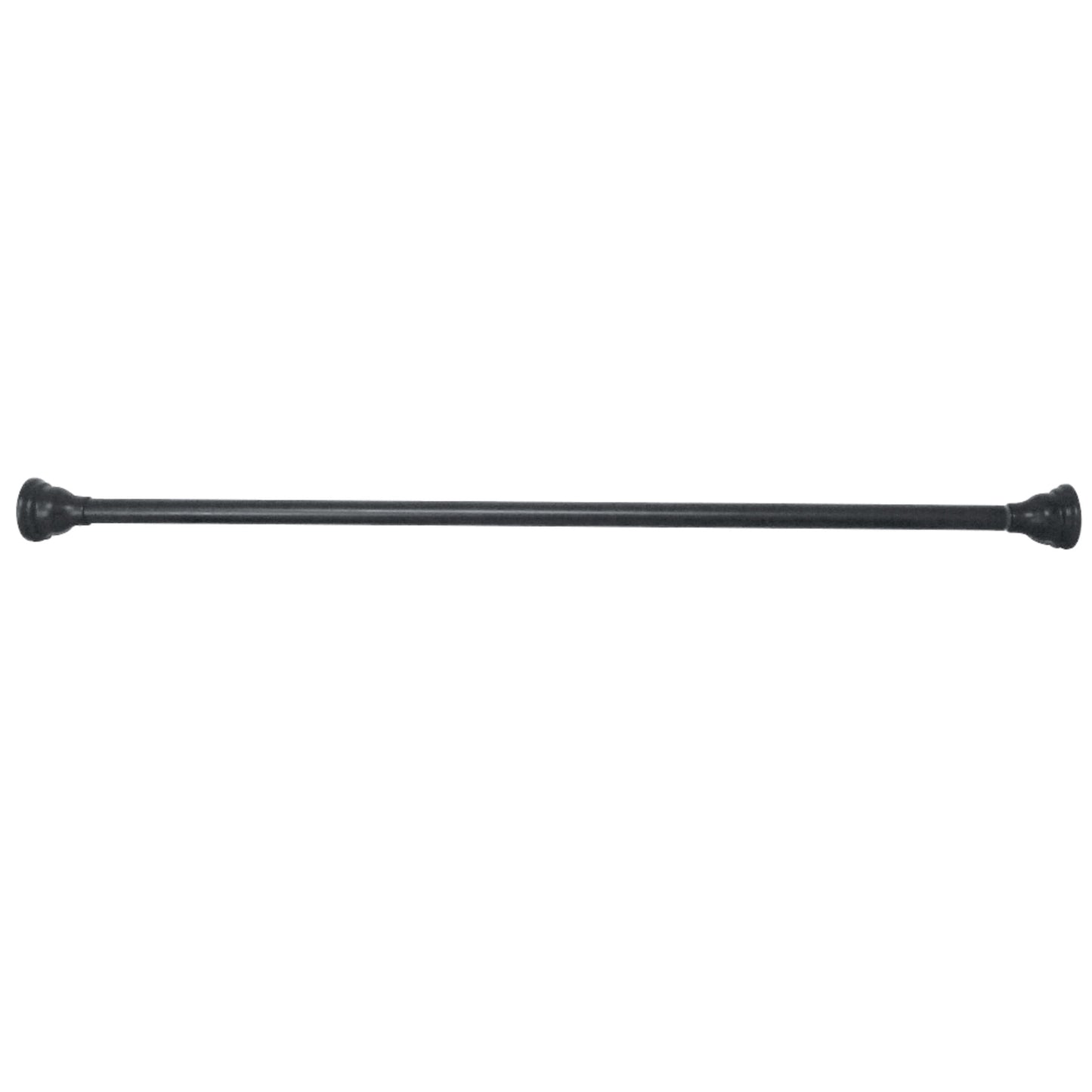 Kingston SR110 Edenscape 60-Inch to 72-Inch Adjustable Shower Curtain Rod in Matte Black