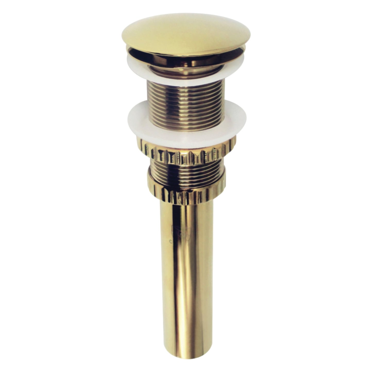 Kingston Brass EV8212 Coronel Brass Push Pop-Up Bathroom Sink Drain in Polished Brass