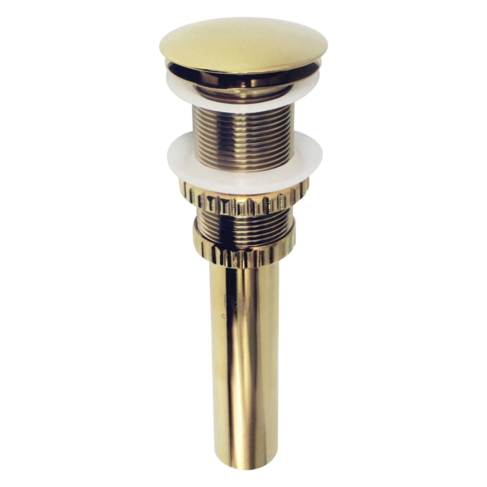 Kingston Brass EV8212 Coronel Brass Push Pop-Up Bathroom Sink Drain in Polished Brass