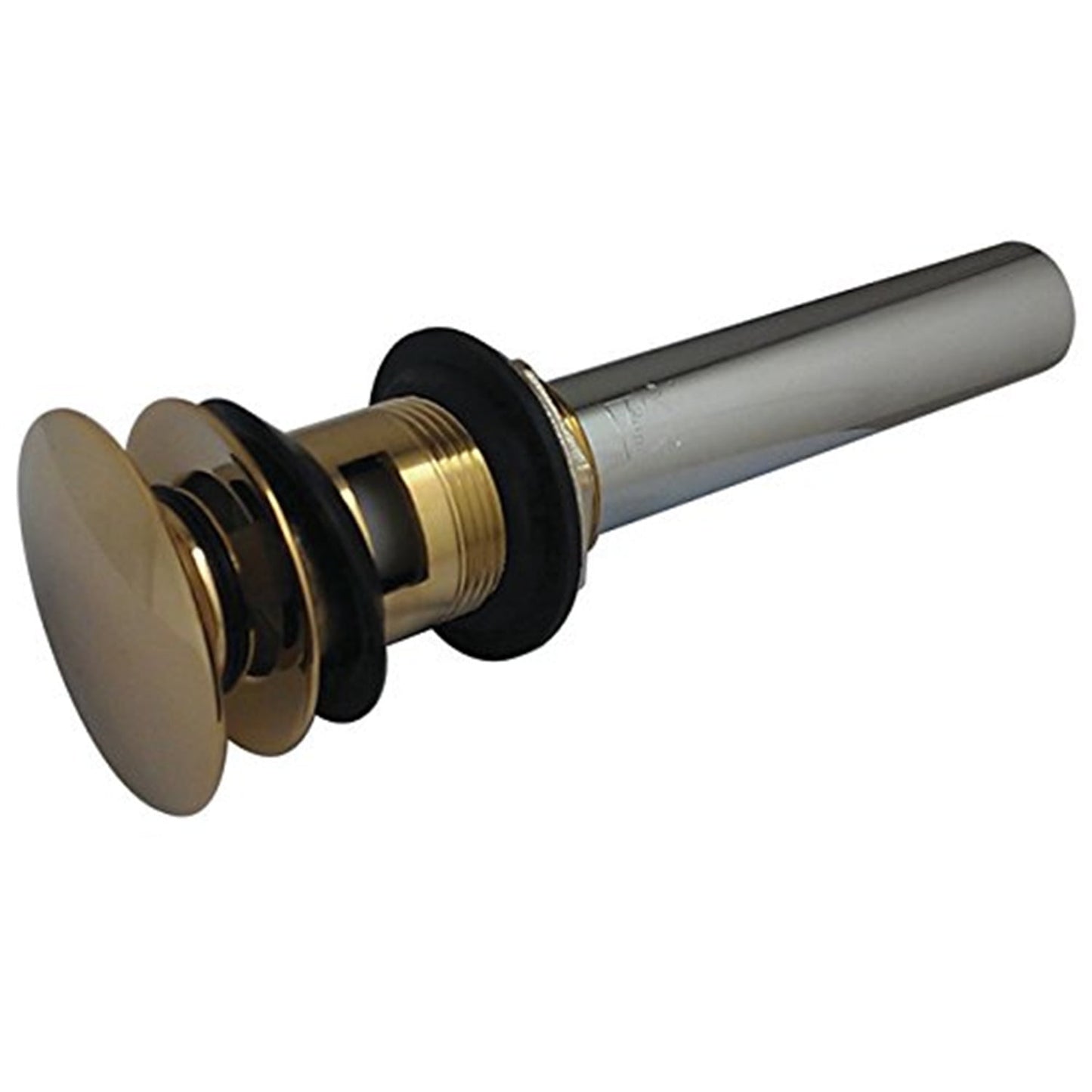 Kingston Brass Fauceture Push Pop-up Drain with Overflow Hole