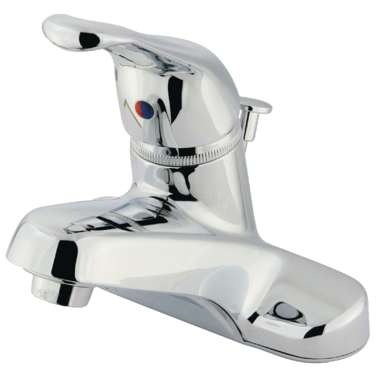 Kingston Brass GKB511 Water Saving Wyndham Centerset Lavatory Faucet with Single Loop Handle and ABS Pop-Up, Chrome